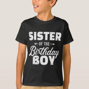 Schwester des Geburtstagsjungen Sohnes passend zur T-Shirt