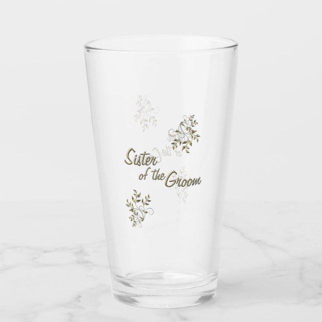 Schwester des Groom Glass Glas (Vorderseite)