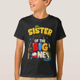 Schwester des großen Angler-Geburtstagsjungen Fami T-Shirt