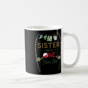 Schwester des großen Anglerjungen zum 1. Geburtsta Kaffeetasse