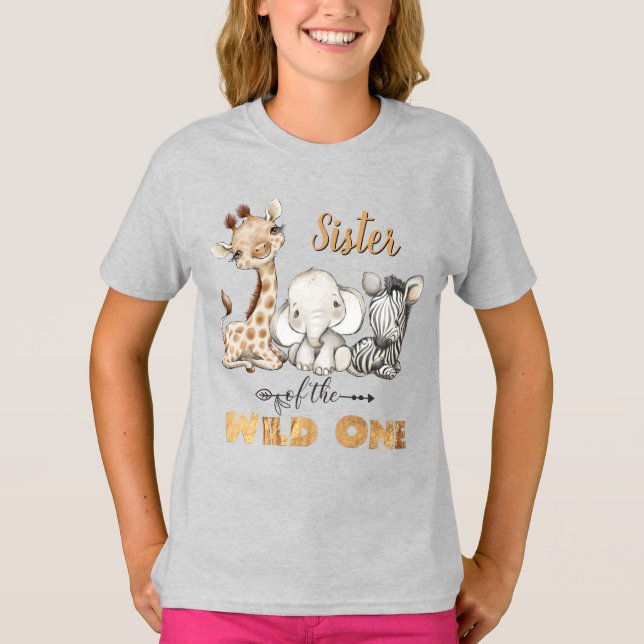 Schwester des Wilden Eingrauen T - Shirt (Vorderseite)
