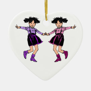 Schwester, du bist mein bester Freund für immer Or Keramik Ornament