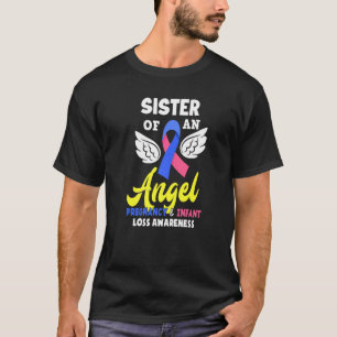 Schwester eines Engelschwangerschaft-Säuglings T-Shirt