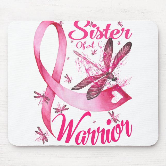 Schwester eines Kriegerdrachenbrustkrebses Mousepad (Vorne)