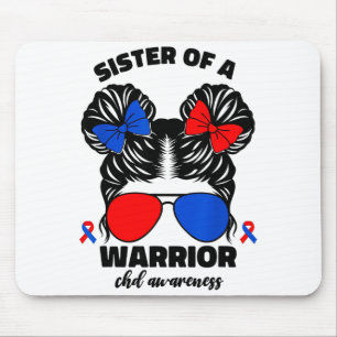 Schwester eines Kriegers CHD angeborener Herzfehle Mousepad