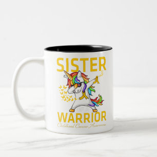 Schwester eines Kriegers, Kinder, die sich des Kre Zweifarbige Tasse