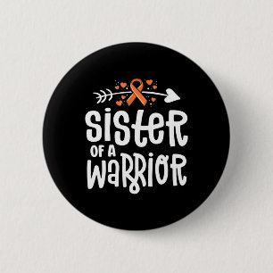 Schwester eines Orangenkrebses der Warrior-Familie Button