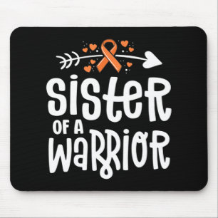 Schwester eines Orangenkrebses der Warrior-Familie Mousepad
