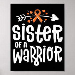 Schwester eines Orangenkrebses der Warrior-Familie Poster