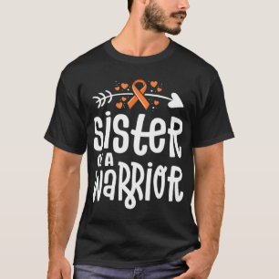 Schwester eines Orangenkrebses der Warrior-Familie T-Shirt