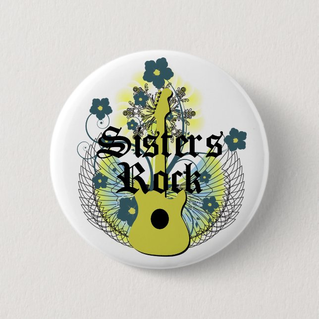 Schwester-Felsenknopf Button (Vorderseite)