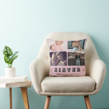 Schwester-Fotocollage – Unterschiedliche Altersstu
