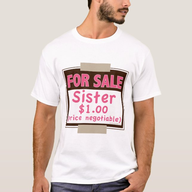 Schwester für Verkaufs-Kleinkind-T-Shirt T-Shirt (Vorderseite)