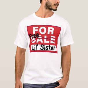 Schwester für Verkaufs-lustigen T - Shirt