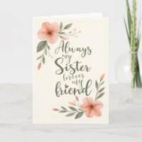 Schwester Geburtstag Immer meine Schwester für imm