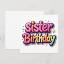 Schwester Geburtstags Regenbogen Blase Geschenk fü
