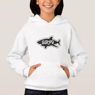 Schwester-Haifisch Strickjacke Hoodie