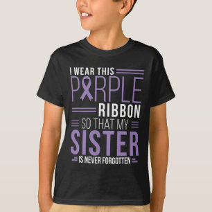 Schwester ich trage diese Lila Ausblicke auf eine T-Shirt