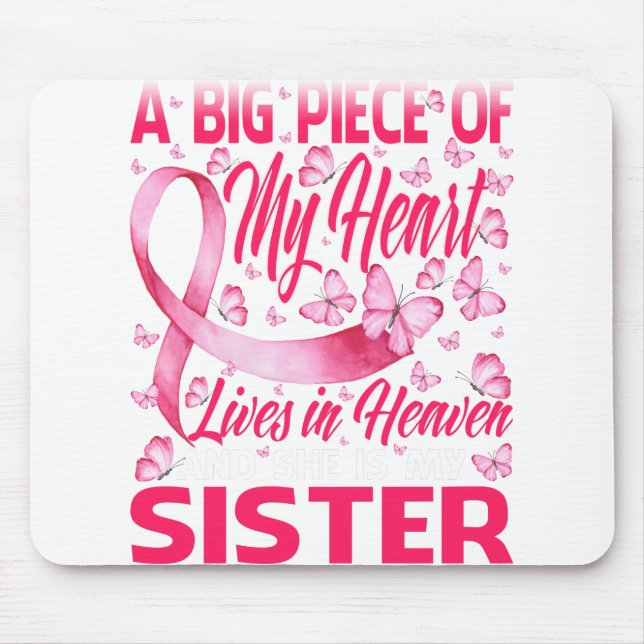 Schwester im Phantastischen Brustkrebs im Himmel Mousepad (Vorne)