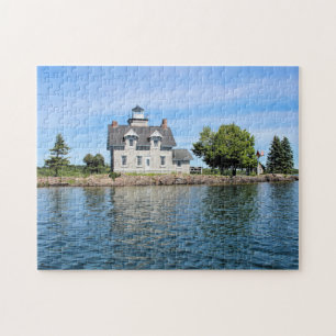 Schwester-Insel-Leuchtturm, 1.000 Inseln New York Puzzle