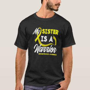 Schwester ist eine gelbe Ribbon Endometriose Aw T-Shirt