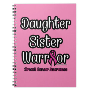 Schwester Kriegrior...Brustkrebs Notizblock