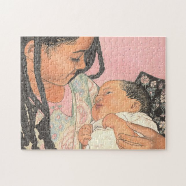 Schwester-Liebe-Puzzlespiel Puzzle (Horizontal)