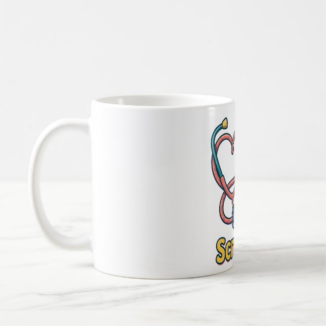 Schwester-Pflegeberuf-Tasse Kaffeetasse (Links)