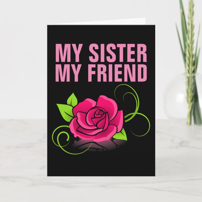 SCHWESTER ROSE LIEBT DICH KARTEN (Vorderseite)