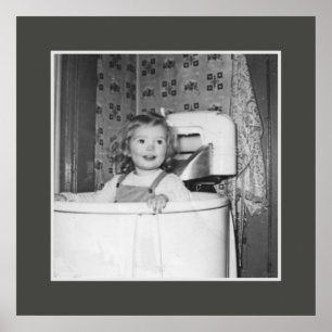 Schwester Sue in der Wanne Poster