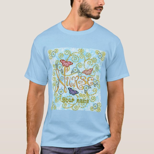 Schwester-T-Shirt mit Schmetterling T-Shirt (Vorderseite)