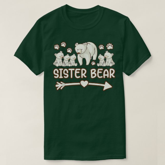 Schwester trägt 5 cub T T-Shirt für Frauen, Schwes (Design vorne)