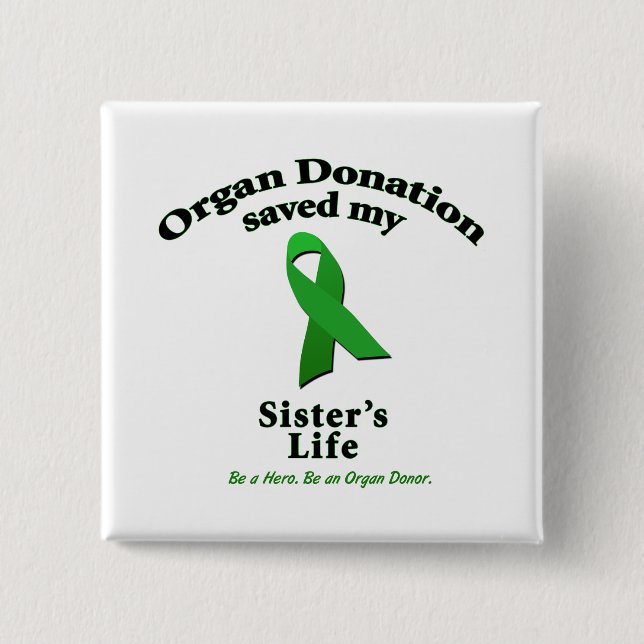 Schwester-Transplantation Button (Vorderseite)