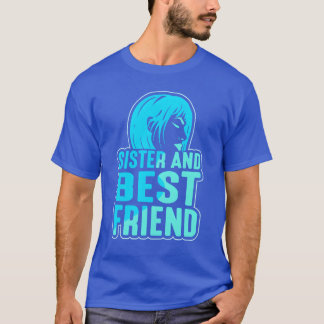 Schwester und beste Freundschaft Schwestern im Vin T-Shirt