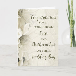 Schwester und Schwager-Tag Gratulation Karte