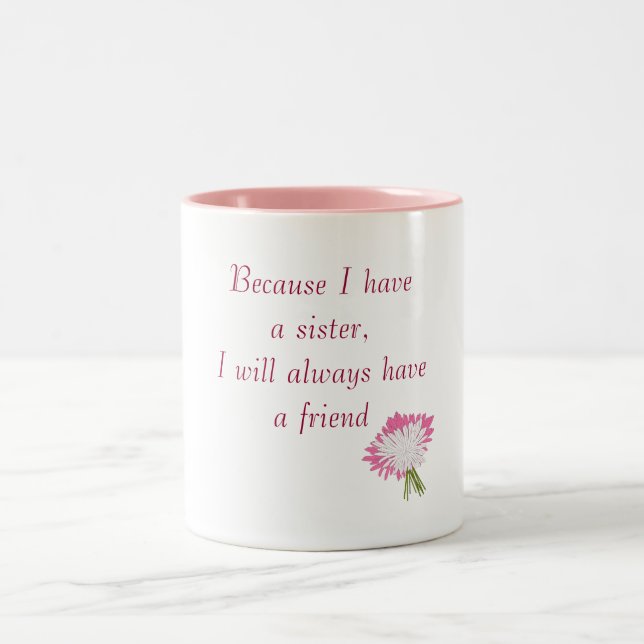 Schwester und Tasse (Mittel)