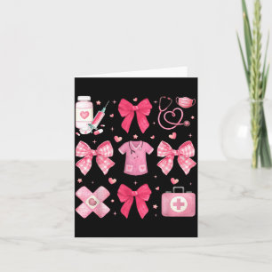 Schwester Valentins Coquette Schleife Valentinstag Karte