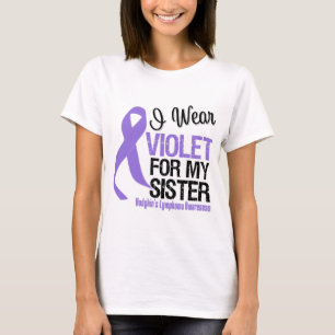 Schwester-violettes Band Hodgkins Lymphom T-Shirt