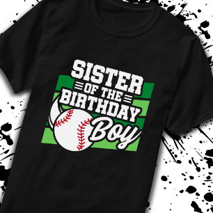 Schwester von Birthday Boy Boys Baseball Geburtsta T-Shirt