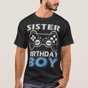 Schwester von Birthday Boy Video Game Outfit Gamer T-Shirt