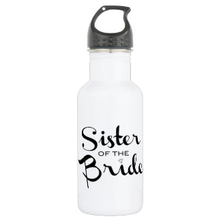 Schwester von Bride Black Edelstahlflasche