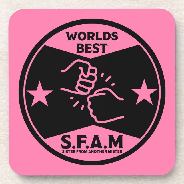 Schwester von einem anderen Mister Getränkeuntersetzer (Vorderseite)