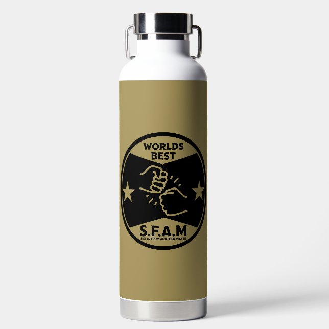 Schwester von einem anderen Mister Trinkflasche (Vorderseite)