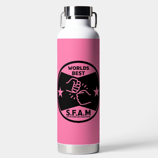 Schwester von einem anderen Mister Trinkflasche (Vorderseite)