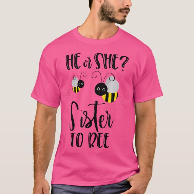 Schwester, was geschlechtsspezifisch sein wird, ze T-Shirt (Vorderseite)