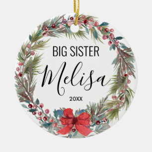 Schwester Weihnachtsgeschenke Ornament für