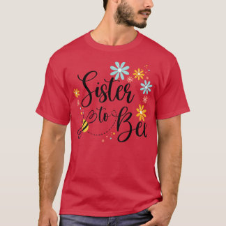 Schwester zu sein, Niedliche Schwangerschaftsankün T-Shirt