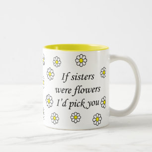 Schwester Zweifarbige Tasse