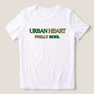SCHWESTERLICHE LIEBE URBAN HEART Green Haze Damen Tri-Blend Shirt