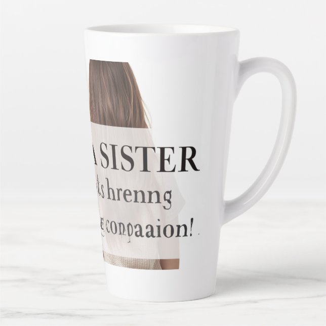 Schwesterliebe-Geschenk Milchtasse (Rechts)